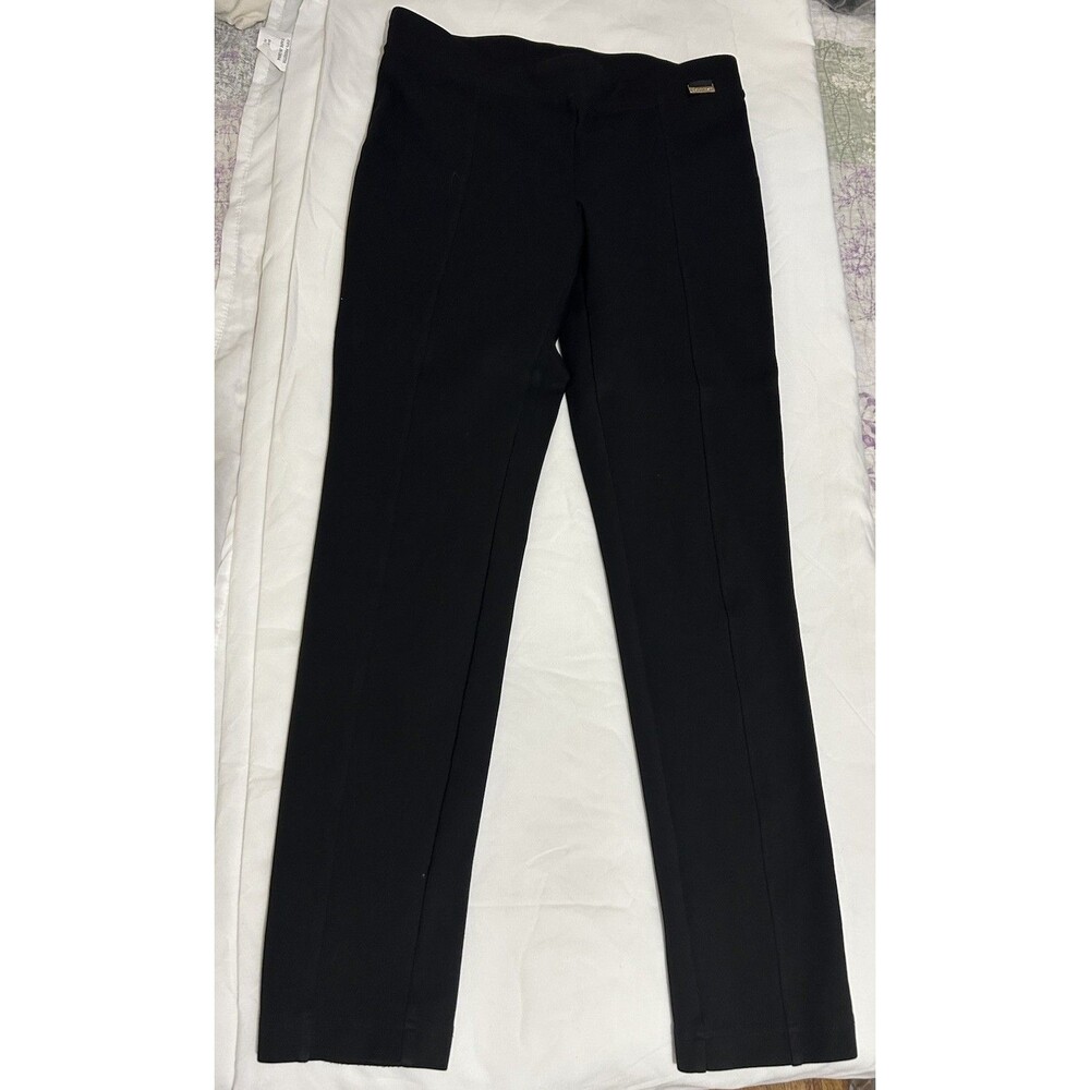 Calvin Klein Women's Power Stretch Small Black Pull-On Skinny Pants